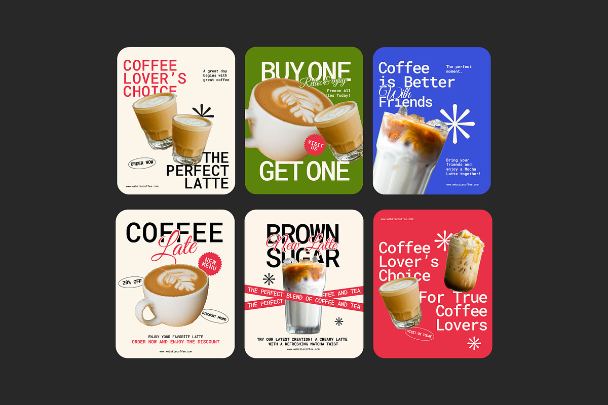 Coffee Late Instagram Template, a Social Media Template by adoestudio (Photo 2 of 4)
