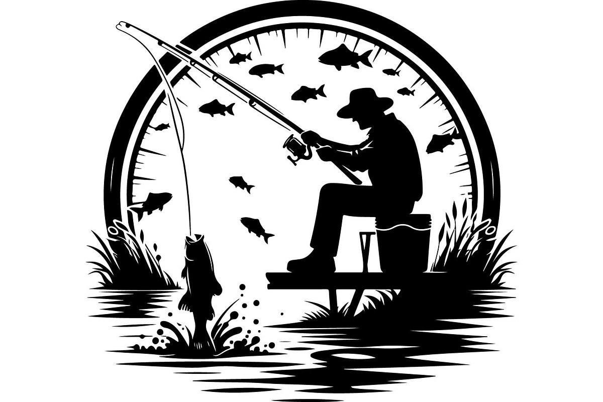 Fishing Vector Scene Bundle, an Object Graphic by jahid234 (Photo 7 of 13)