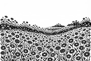 60 Daisy Flower Field Silhouette, a Seasonal Illustration by Amazin_art (Thumbnail 13 of 22)