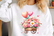 Valentine Clipart Romance Garden Png, an Illustration by SinaCreation (Thumbnail 6 of 11)