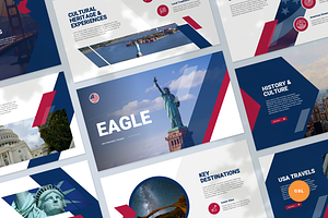 USA Presentation Google Slides, a Presentation Template by Flat Icons