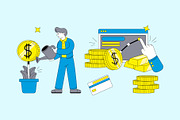 Investment Activity Illustration, a Finance Illustration by graphicook (Thumbnail 3 of 3)