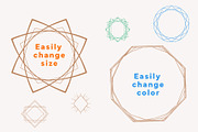 64 Geometric Abstract Frames, a Graphic by Graphicsfuel (Thumbnail 6 of 8)