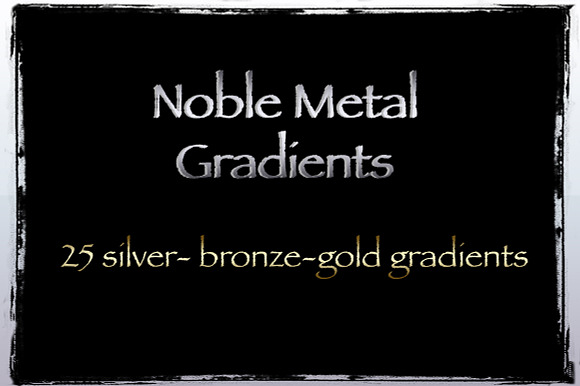 25 Noble Metal Gradients preview 8