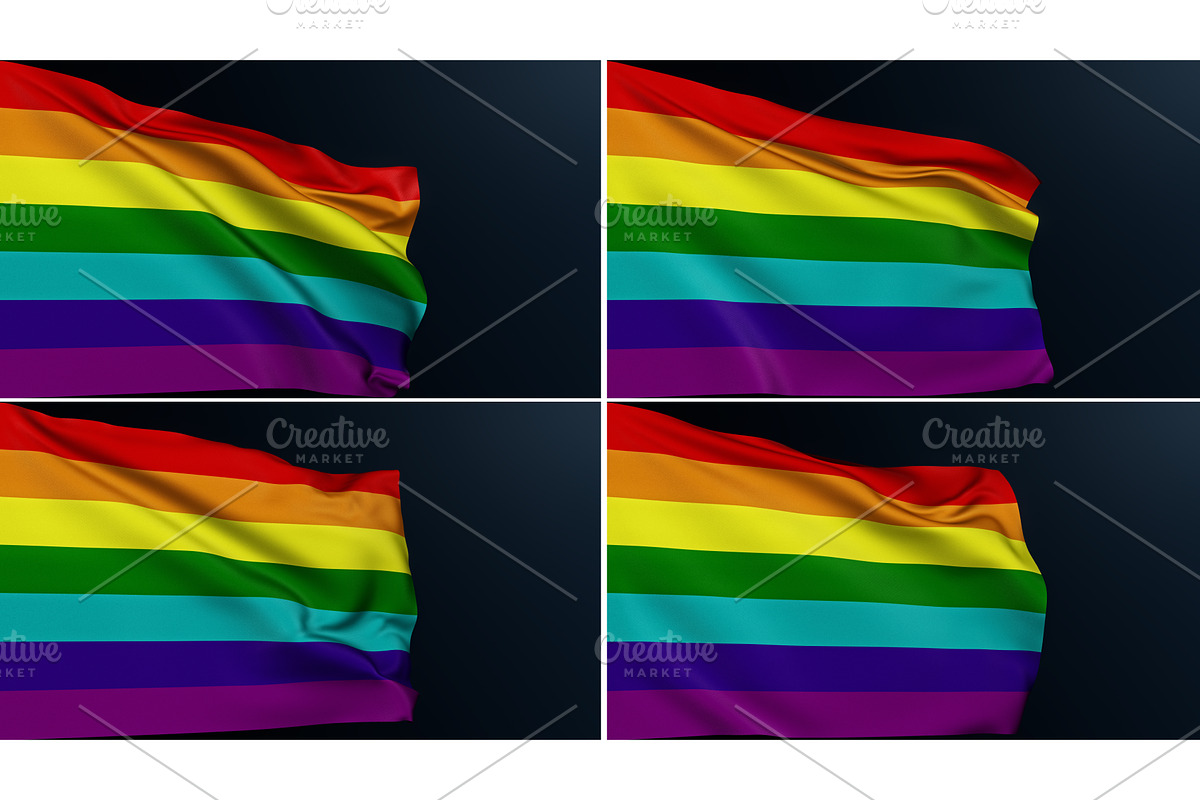 gay pride flag lgbt tolerance, a Textures & Material 3D Model by Photo Drive Studio