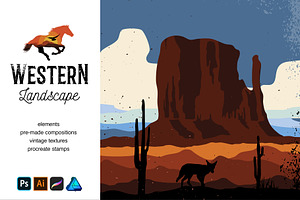 Western Landscape Creator Kit