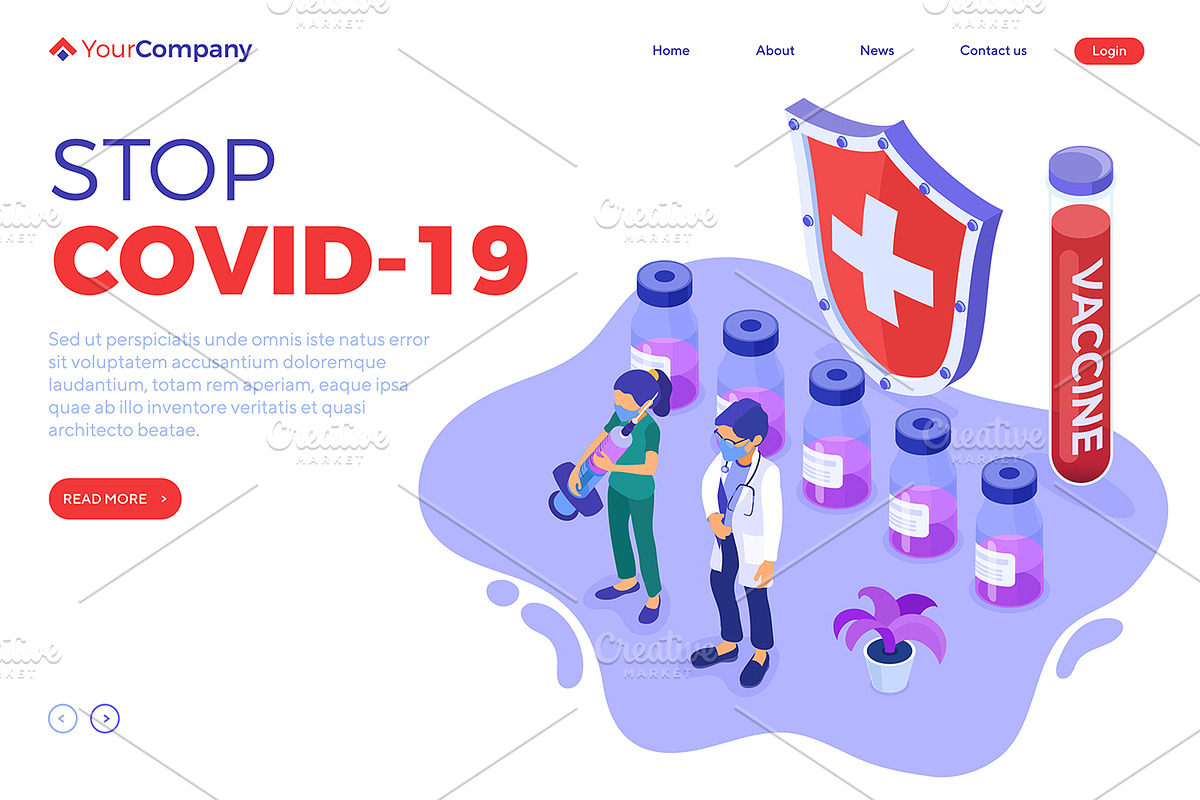 Covid-19 Coronavirus Stop 2019-nCoV, a Healthcare Illustration by TAlex (Photo 3 of 6)
