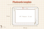 Vintage Flashcard Template, a Card Template by The Tran Studio (Thumbnail 3 of 4)