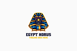 Egypt Horus Simple Mascot Logo, a Branding & Logo Template by Artnivora.Std