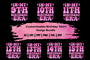 In My Birthday Era Tshirt Bundle, a Graphic by Vector Portal (Thumbnail 1 of 14)