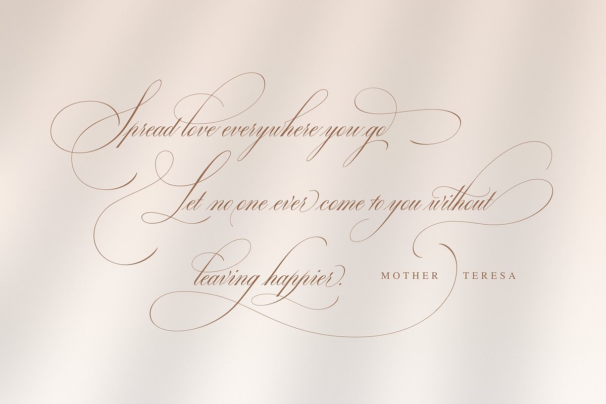 Ecatherina - legendary script, a Script Font by Blessed Print (Photo 18 of 42)