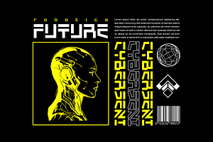 Degunfa - Futuristic Tech Font