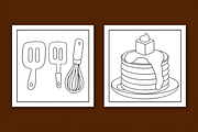 Cozy Kitchen Bold & Easy Coloring, a Food Illustration by Design Station (Thumbnail 3 of 3)