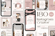 Instagram Creator Canva templates, a Social Media Template by DesignKora (Thumbnail 1 of 19)