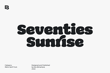 Seventies Sunrise; Retro Fonts