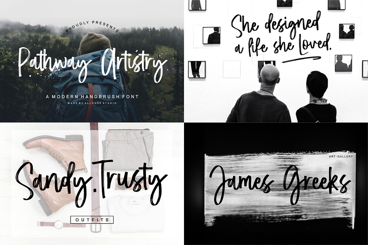 Fantastic Collection Font Bundle, a Script Font by Allouse Studio (Photo 20 of 26)