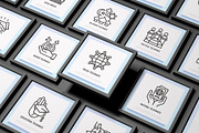 Tolerance | 16 Thin Line Icons Set, a Solid Icon by Alex Blogoodf (Thumbnail 2 of 11)