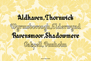 Secrilka | Blackletter Typeface, a Blackletter Font by Denustudios (Thumbnail 3 of 12)