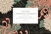 Vintage Japanese Flower Woodcuts, an Object Graphic by Blixa 6 Studios (Thumbnail 1 of 23)