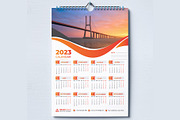 Wall Calendar 2023, a Templates & Theme by pixelcreatx (Thumbnail 2 of 4)