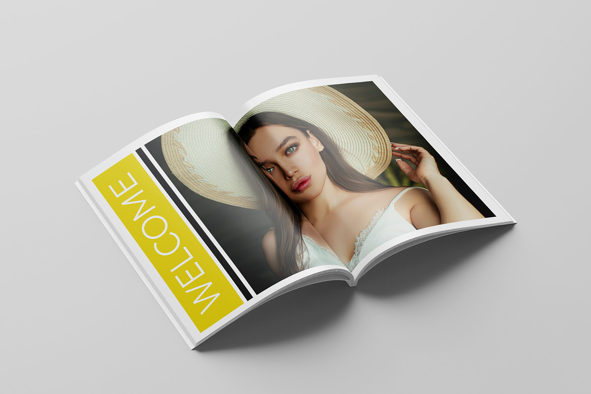 Minimal Fashion Magazine Template, a Magazine Template by retrographix (Photo 10 of 17)