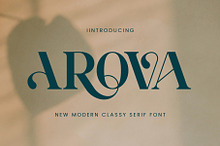 AROVA - Modern Classy Serif