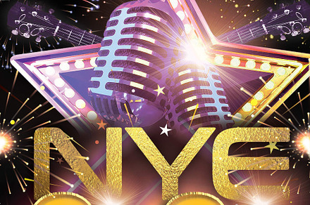 Happy New Year 2023 Flyer NYE Star
