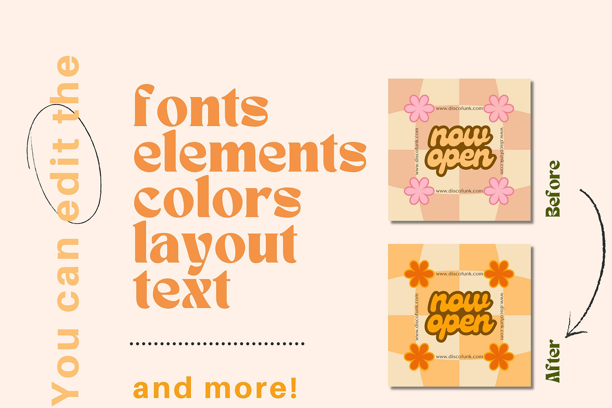 Disco Instagram Story Templates, a Social Media Template by Hell Yeah Designs (Photo 7 of 11)