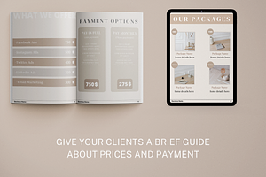 Service & Pricing Guide Canva