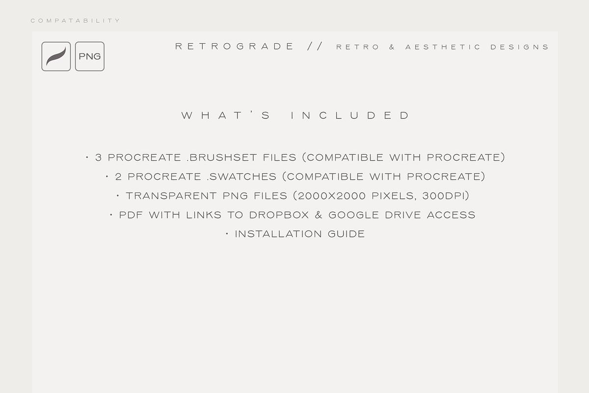 Retro & Aesthetic Design Set, a Brush Add-On by SorrDesign (Photo 3 of 3)