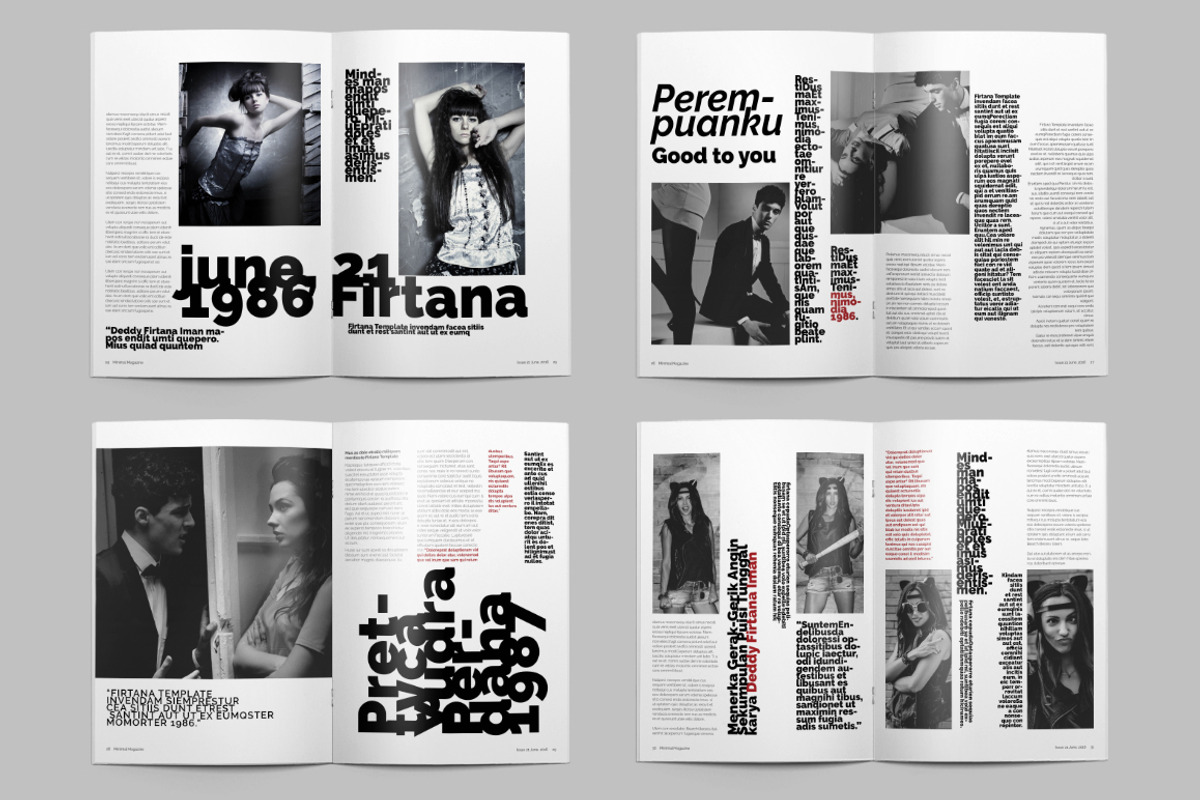 Minimal Magazine, a Magazine Template by Firtana (Photo 9 of 14)
