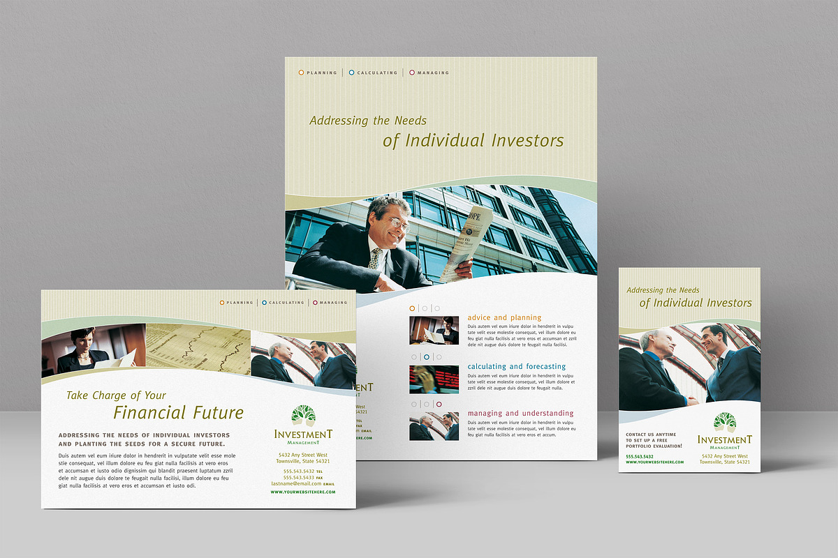 Financial Flyer Template, a Flyer Template by StockLayouts (Photo 1 of 3)