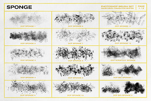 Photoshop Sponge Brushes