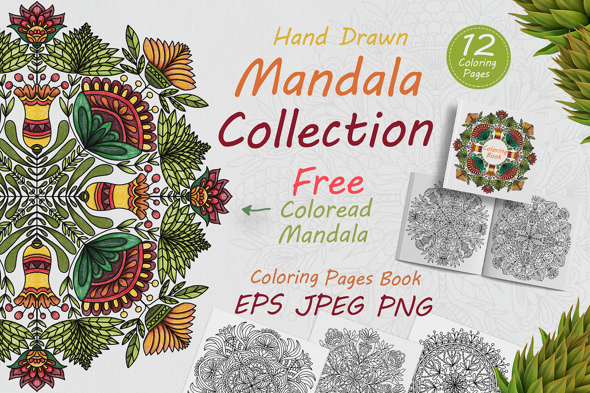 Drawn mandalas in folk style flower, a Brushes & More by dnapslvsk (Photo 1 of 5)