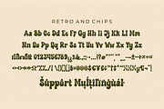 Retro and Chips - Retro Display Font, a Sans Serif Font by Ainun Jinan (Thumbnail 9 of 11)