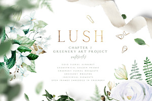 LUSH, chapter 2 Greenery Art Project