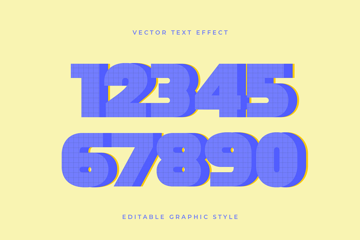 Grid Blocky 3D Text Effect preview 2
