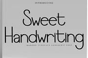 Sweety Handwriting, a Sans Serif Font by FreshTypeINK (Thumbnail 1 of 8)