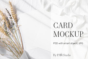 Card Mockup 5x7 2c5 HRV, a Merchandise Mockup by PawMockups (Thumbnail 1 of 10)