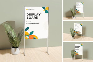 Display Board Mockup, an Advertising Mockup by swsi-studio