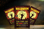 Halloween Party Flyer Set, a Flyer Template by Totem Design Studio (Thumbnail 4 of 8)