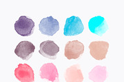 Big set watercolor vector stains, a Texture Graphic by Ibrin's Shop (Thumbnail 7 of 14)
