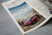 Newspaper Advertise Mockup, a Print Template by 2dsight (Thumbnail 1 of 11)