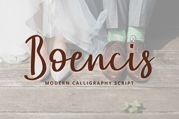Boencis Modern Calligraphy Font preview 8