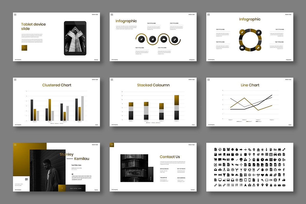 Domigo - Business Google Slide, a Presentation Template by Dens Creative Studio (Photo 5 of 6)