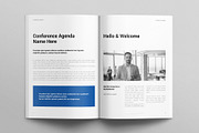 Conference Agenda Template, a Brochure Template by E-Type (Thumbnail 2 of 7)