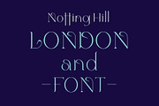 Notting Hill. Stylish new serif font, a Serif Font by LostandFoundry (Thumbnail 3 of 6)