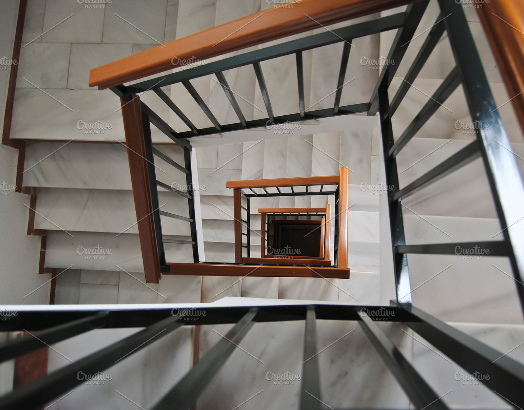 stairs in perspective, an Architecture Photo by neftali77