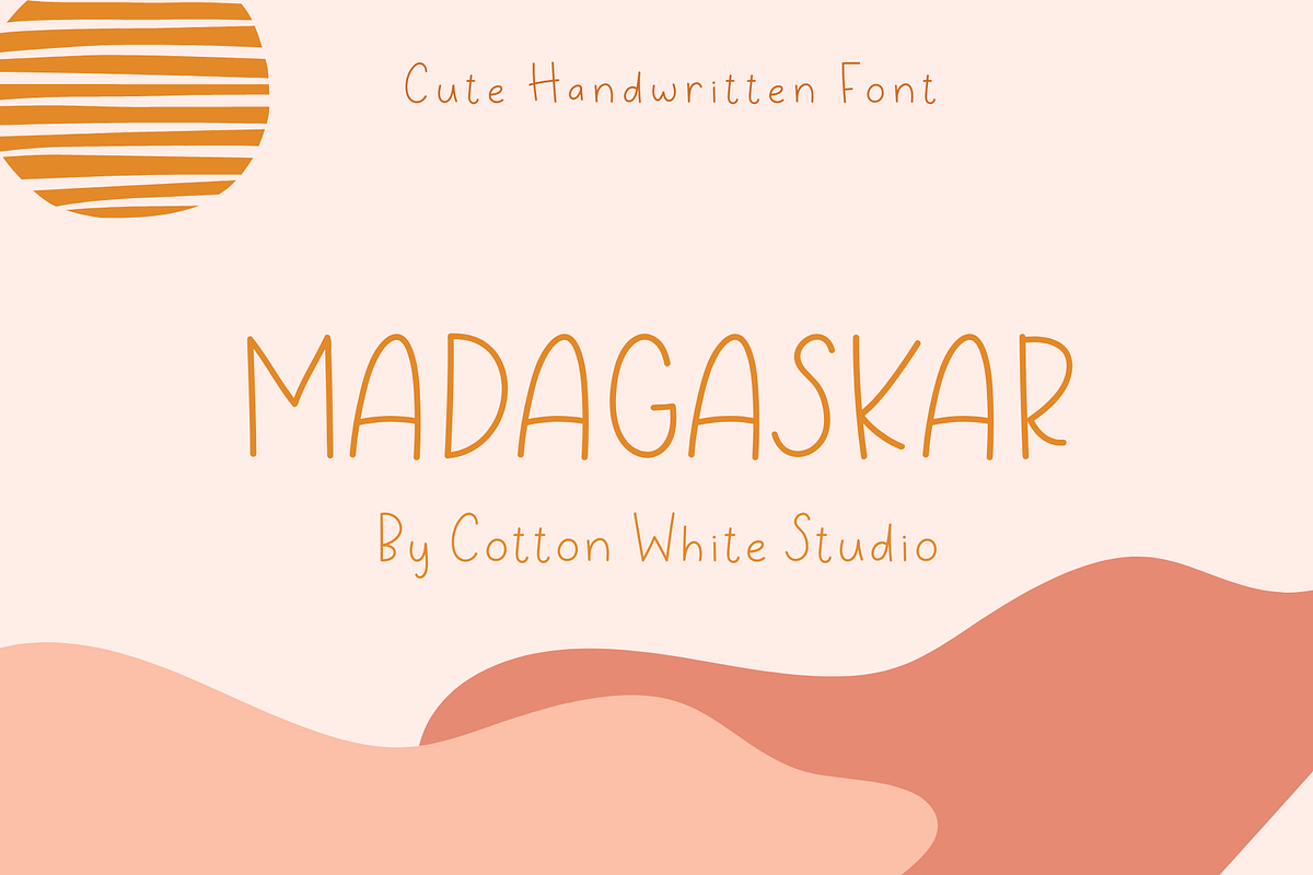 Madagaskar, a Handwritten Font by Sofia Skoog (Photo 1 of 11)