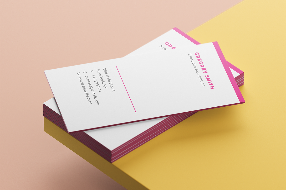 Mod Business Cards, a Business Card Template by Cassandra Cappello (Photo 1 of 3)